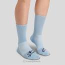 Flamingo Diabetic Socks with Anti-Skid-OC2156	 - Light Blue